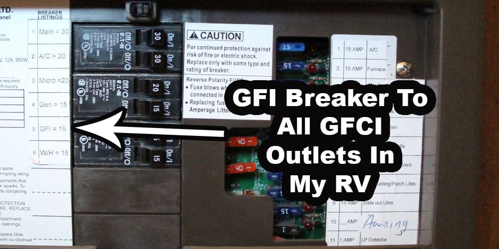 The breaker to the GFCI outlets will be usually labeled GFI.