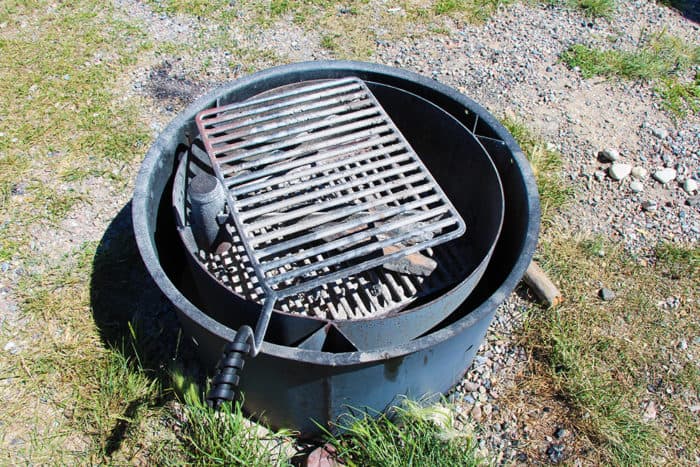 Beaverhead Campground in Montana has grills and fire rings available.