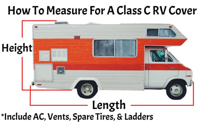 How to measure for a Class C RV cover.
