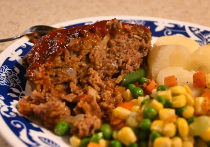 meatloaf dinner using the small air fryer meatloaf recipe