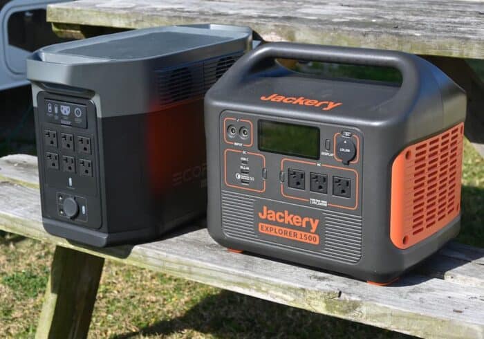 ecoflow delta and jackery 1500 portable power stations that are good alternatives to the goal zero yeti 1500x and 3000x