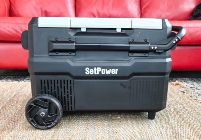 setpower rv45d pro portable 12 volt fridge freezer