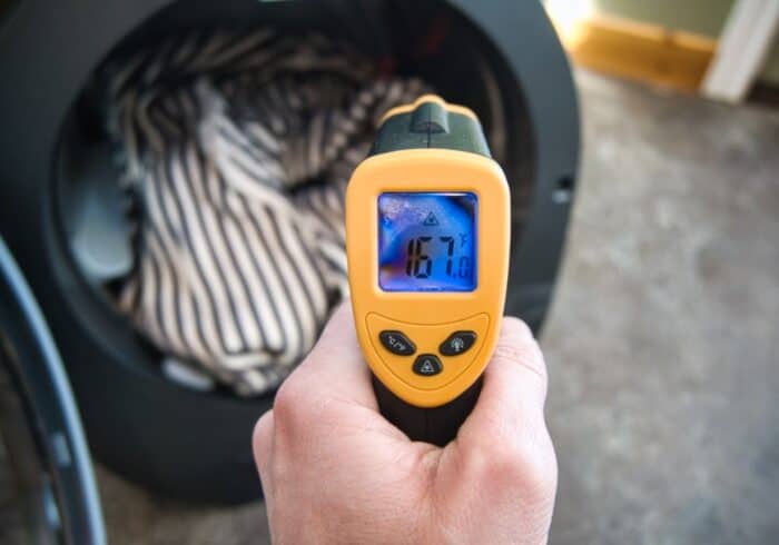 morus portable dryer inside temperature test