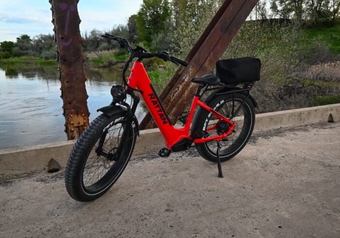 Rattan Pathfinder ST e-bike full view for testing and review