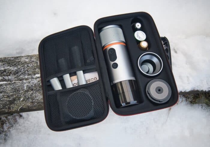 Conqueco travel case with all accessories included