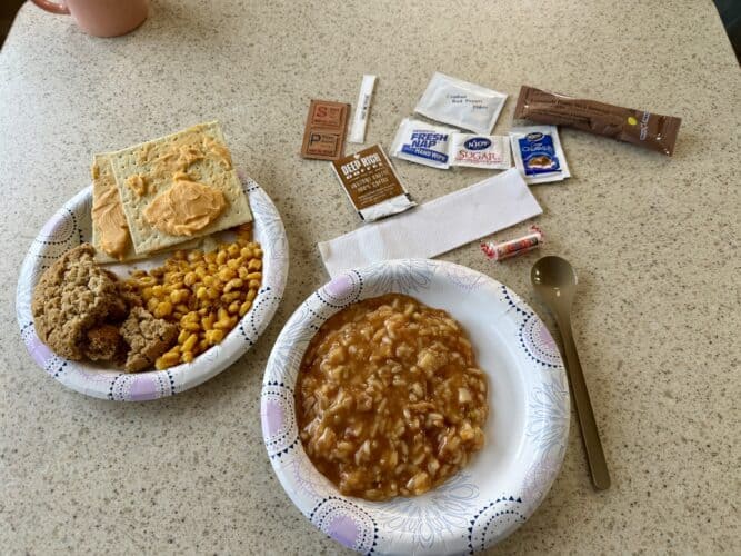 complete MRE meal